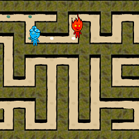 Play FireBoy and WaterGirl Maze